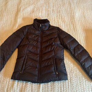 Women's Eddie Bauer Black Goose Down Puffer Jacket